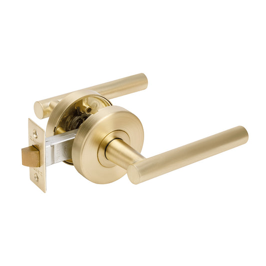 Baxter Integrated Privacy Set Satin Brass