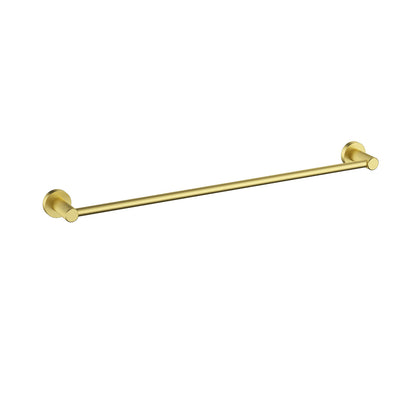 Linie Single Towel Rail 600mm Brushed Gold