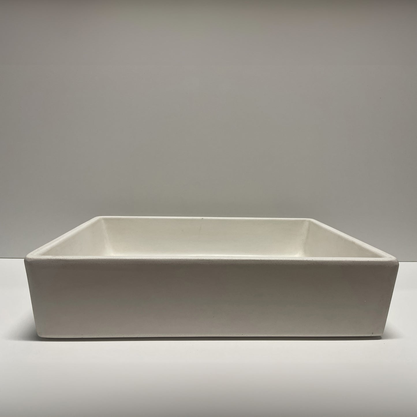 Spring Hill Designs Aila Rectangular Above Counter Concrete Basin Ivory