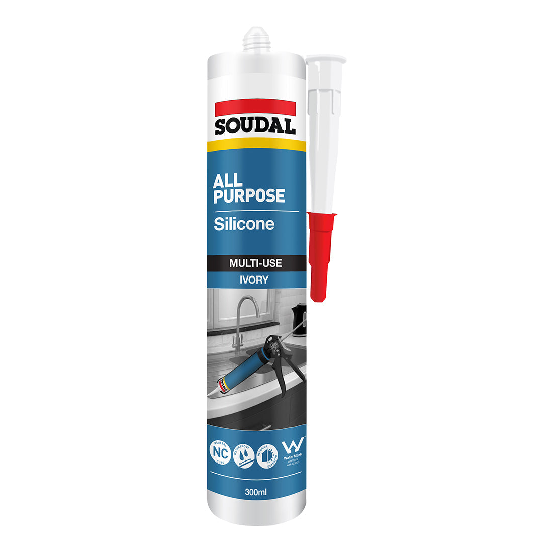All Purpose Silicone Ivory 300ml