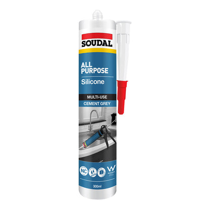 All Purpose Silicone Cement Grey 300ml