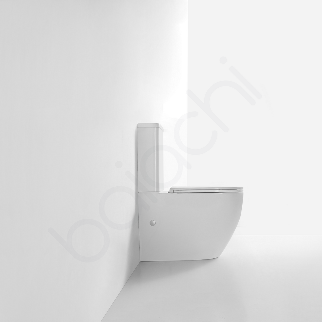 Sarina MK2 Rimless Bathroom Toilet Suite Ceramic Back To Wall Soft Close