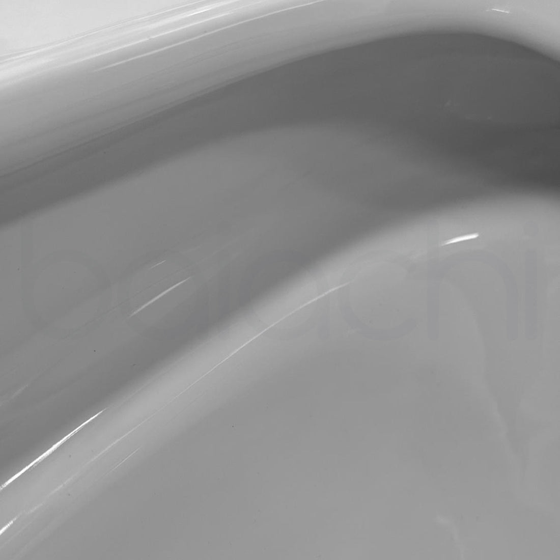 Ballina Rimless In Wall Toilet Suite with Round Stainless Steel Brushed Copper Flushing Buttons