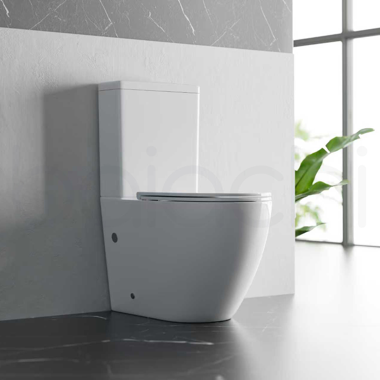 Baiachi Vortex Rimless Tornado Toilet Suite