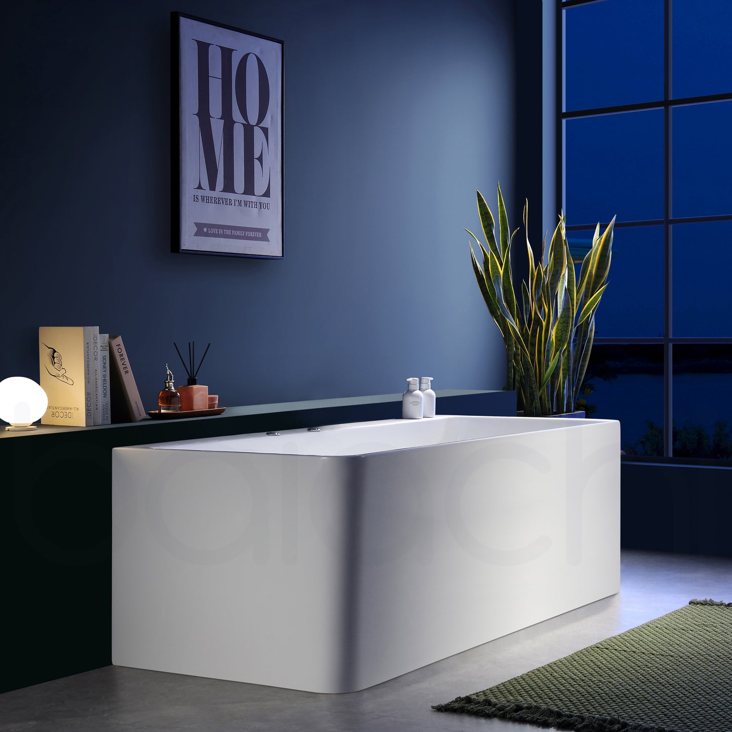 Baiachi Cubi 1700 Freestanding 4 Jet Spa Bath