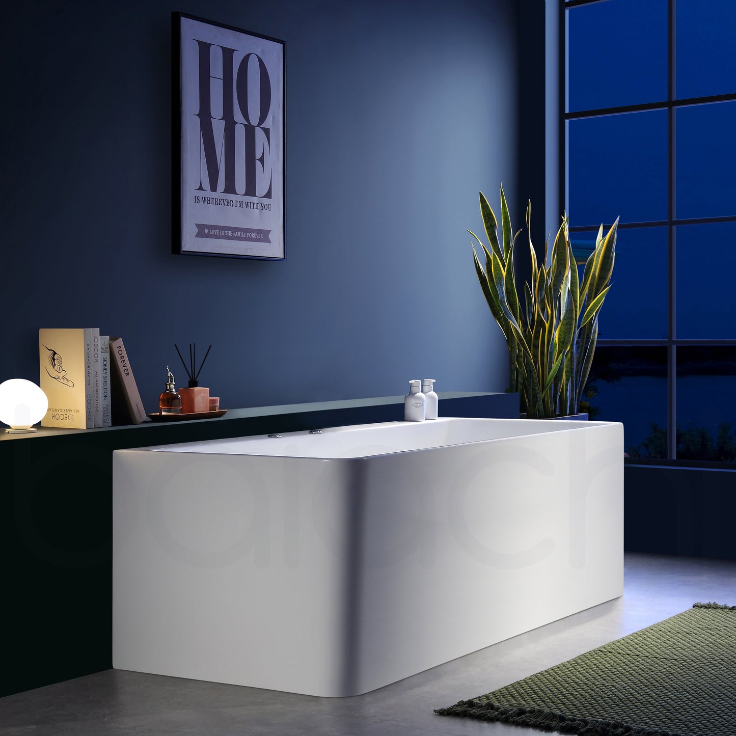 Baiachi Cubi 1500 Freestanding 10 Jet Spa Bath