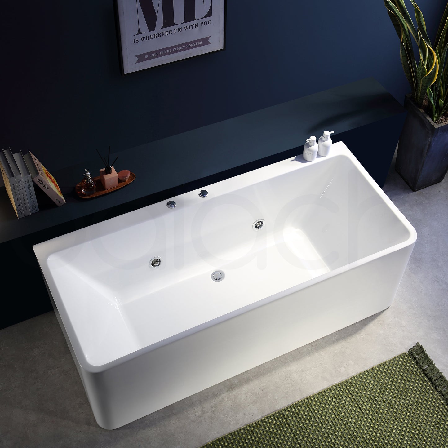 Baiachi Cubi 1700 Freestanding 4 Jet Spa Bath