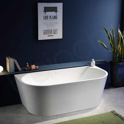 Baiachi Alice 1700 Freestanding Bath Back to Wall MK2