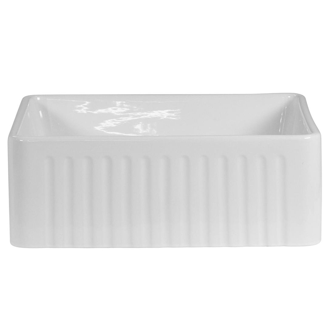 Baiachi 765X455X255mm Butler Farmhouse Fireclay Kitchen Laundry Sink Antique Bronze Waste