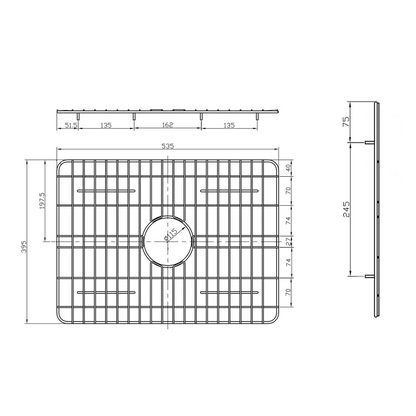 Baiachi Butler Farmhouse Kitchen Laundry Sink Grid