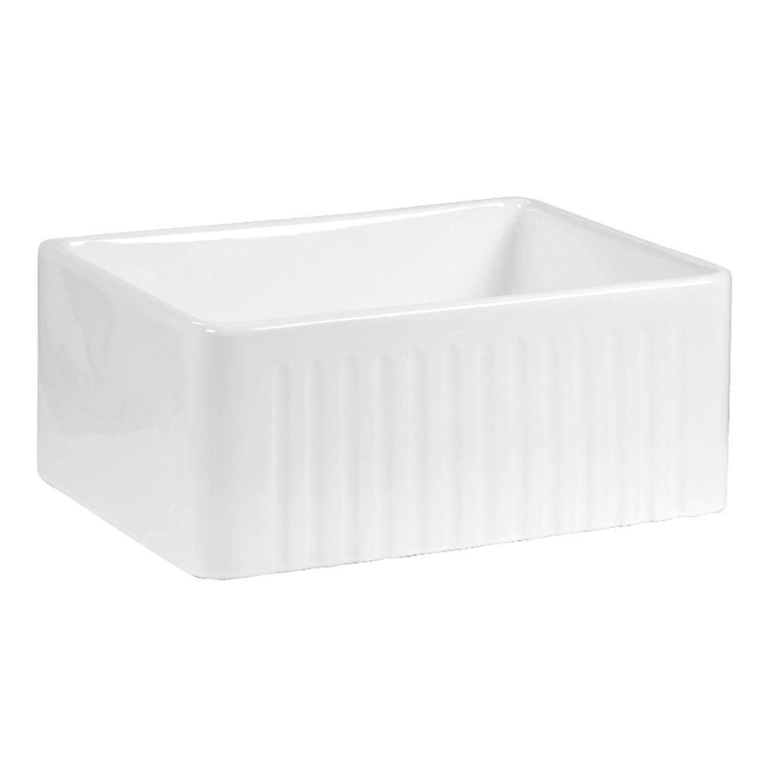 Baiachi 605X455X255mm Butler Farmhouse Fireclay Kitchen Laundry Sink Antique Bronze Waste