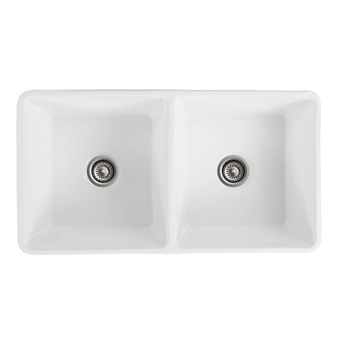 Baiachi 835X455X255mm Butler Farmhouse Fireclay Kitchen Laundry Sink Stainless Steel Waste