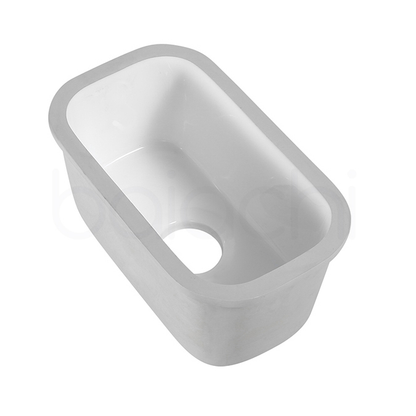 Baiachi Ceramic Kitchen and Laundry Undermount Sink Brushed Copper Waste