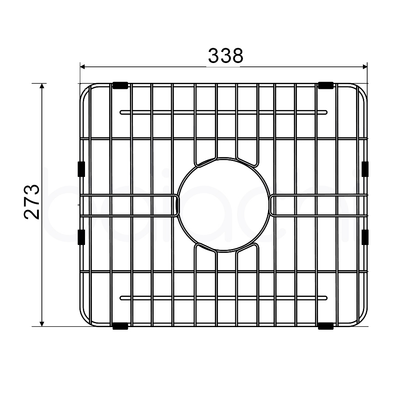 Baiachi Farm Sink Grid