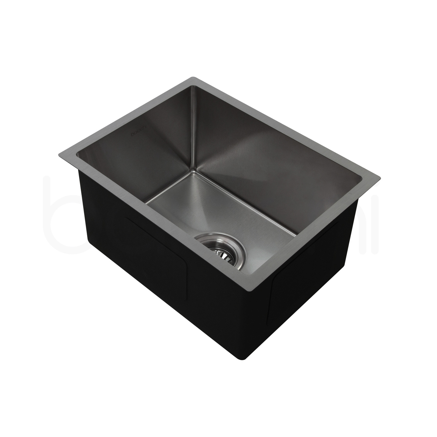 340X440mm Handmade Laundry Kitchen Sink Top/Under Mount Gun Metal