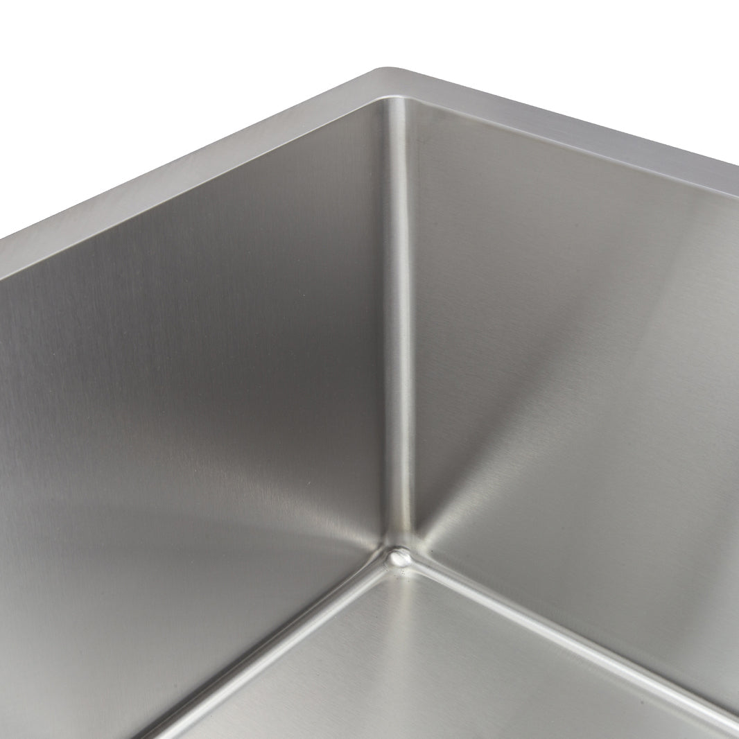 Baiachi 350x450 Handmade Kitchen and Laundry Stainless Steel Sink Single Bowl Top Undermount