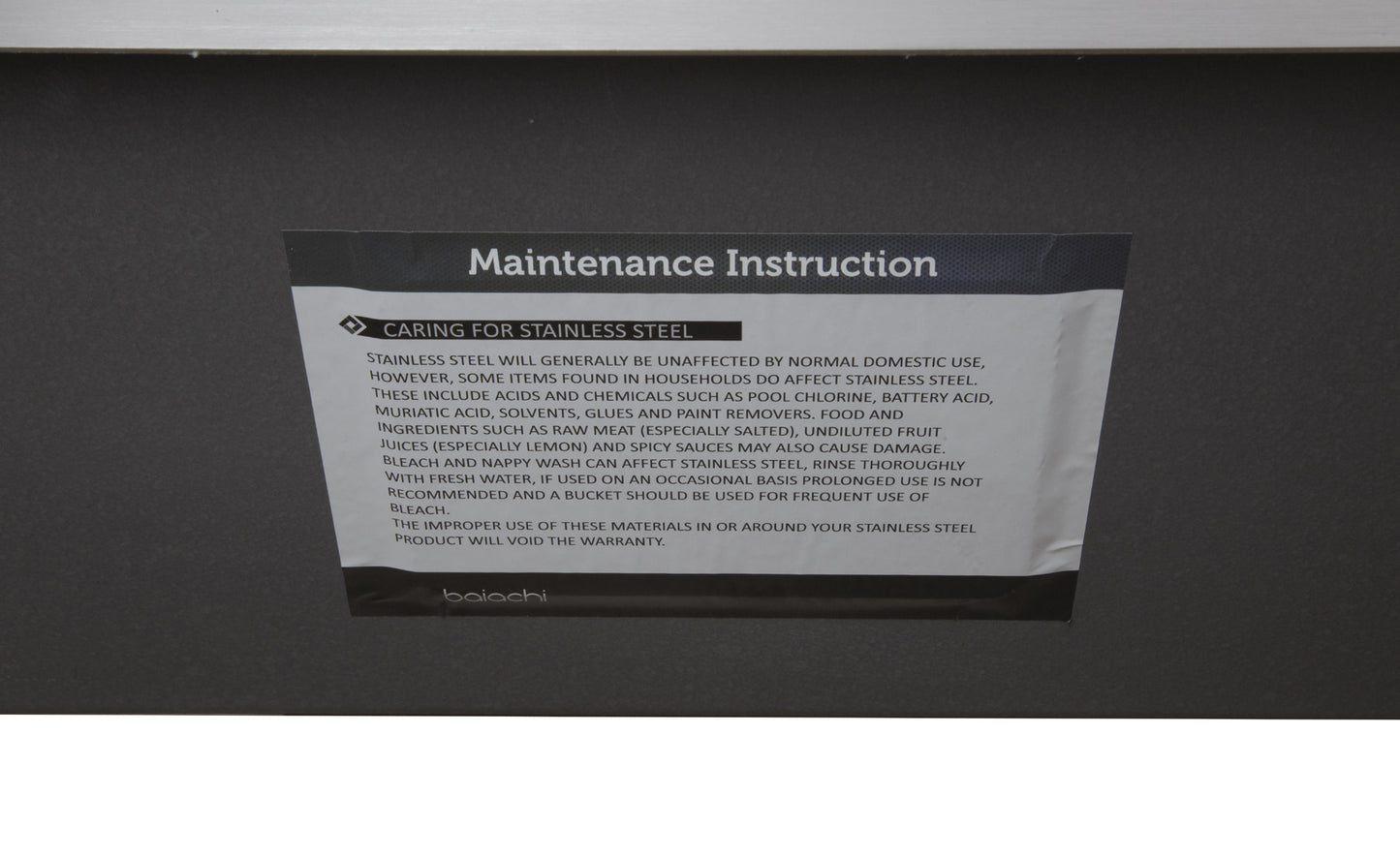 340X440mm Handmade Laundry Kitchen Sink Top/Under Mount Stainless Steel