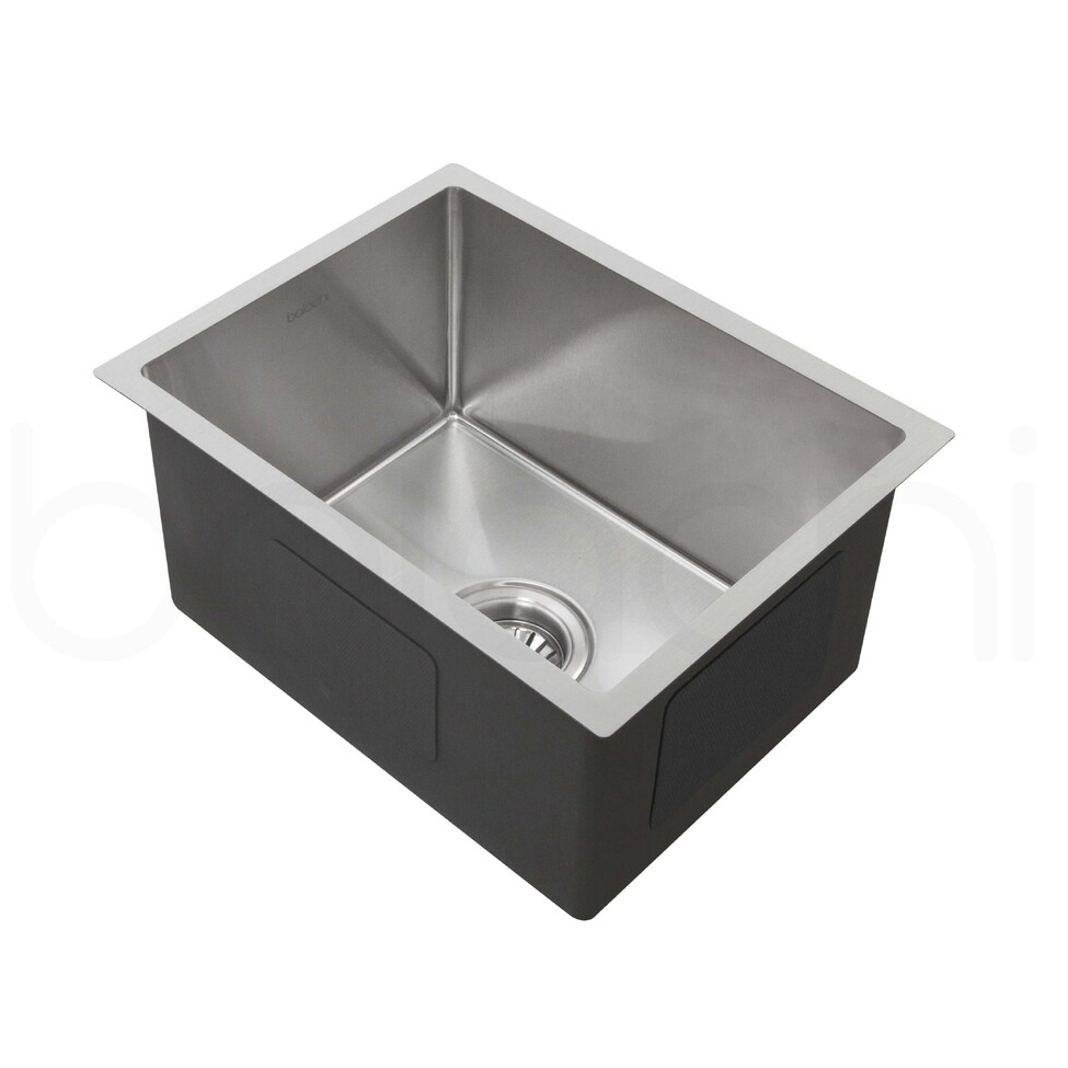 340X440mm Handmade Laundry Kitchen Sink Top/Under Mount Stainless Steel