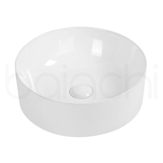 Baiachi 410mm Ceramic Above Counter Basin White