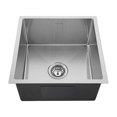 440X440mm Handmade Laundry Kitchen Sink Top/Under Mount Stainless Steel