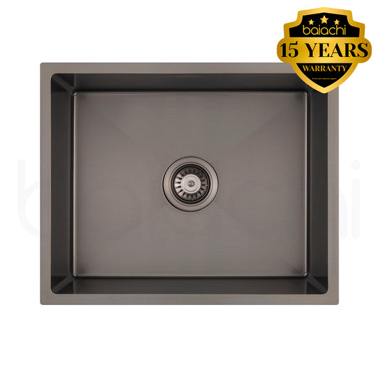 Baiachi 540X440mm Handmade Laundry Kitchen Sink Top/Under Mount Antique Brass