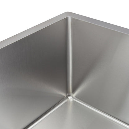 Baiachi 550x450 Handmade Kitchen and Laundry Stainless Steel Sink Single Bowl Top Undermount