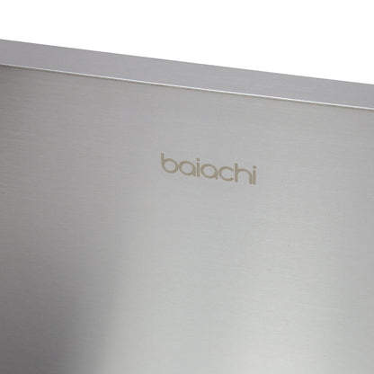 Baiachi 550x450 Handmade Kitchen and Laundry Stainless Steel Sink Single Bowl Top Undermount