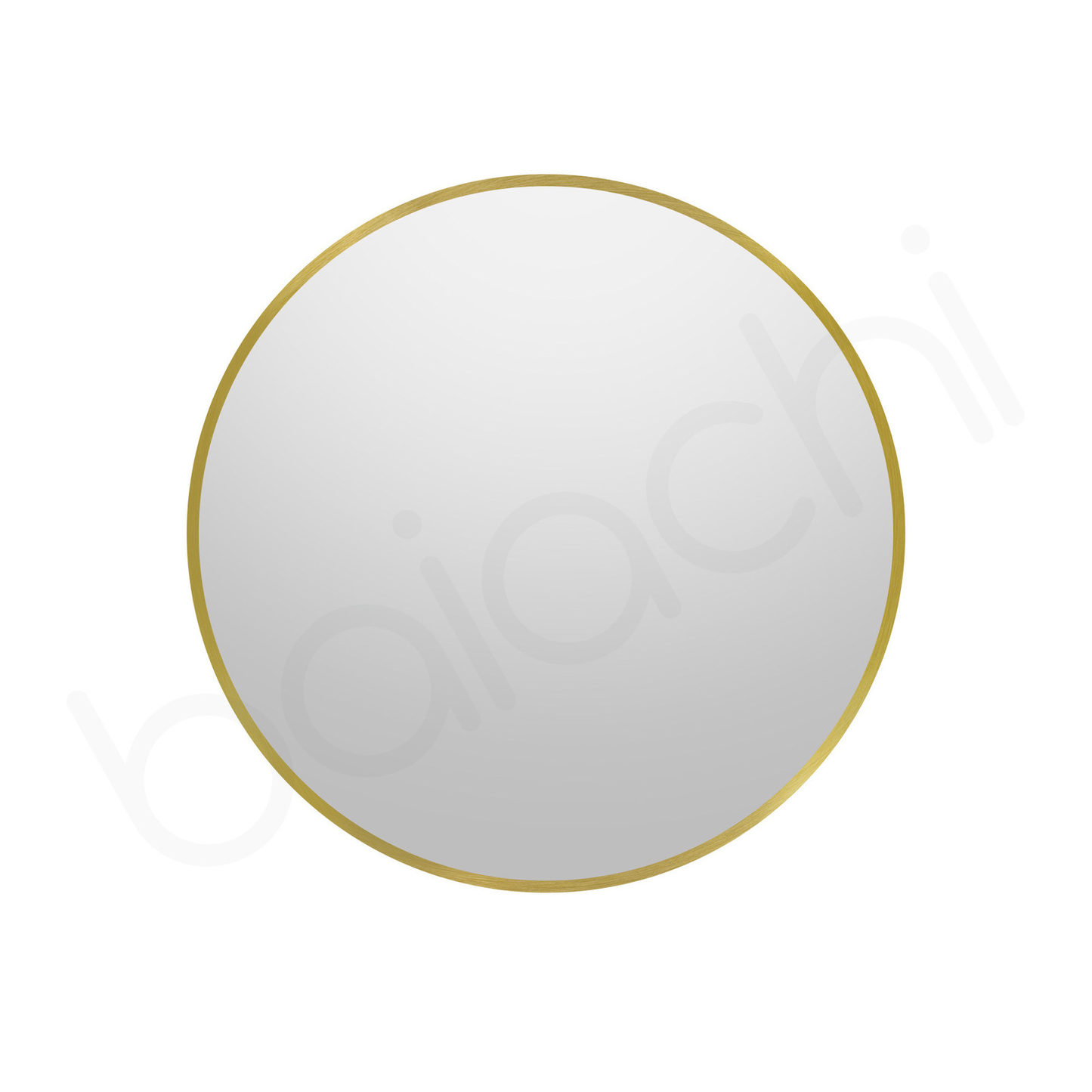 Baiachi Otus Round 600mm Frame Mirror Brushed Gold