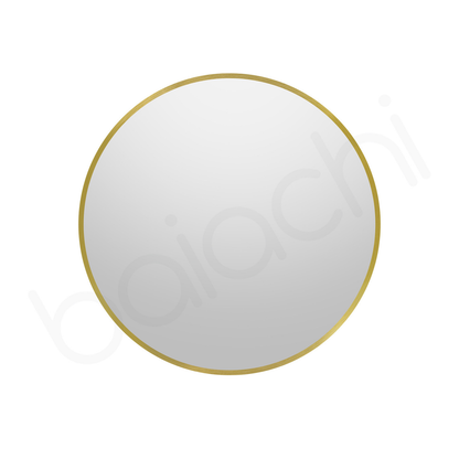 Baiachi Otus Round 600mm Frame Mirror Brushed Gold