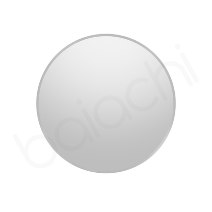 Baiachi Otus Round 600mm Frame Mirror Brushed Silver