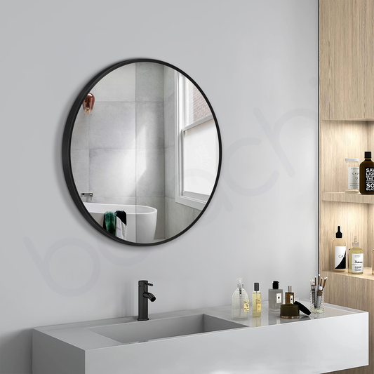 Baiachi Otus Round 600mm Frame Mirror Matte Black