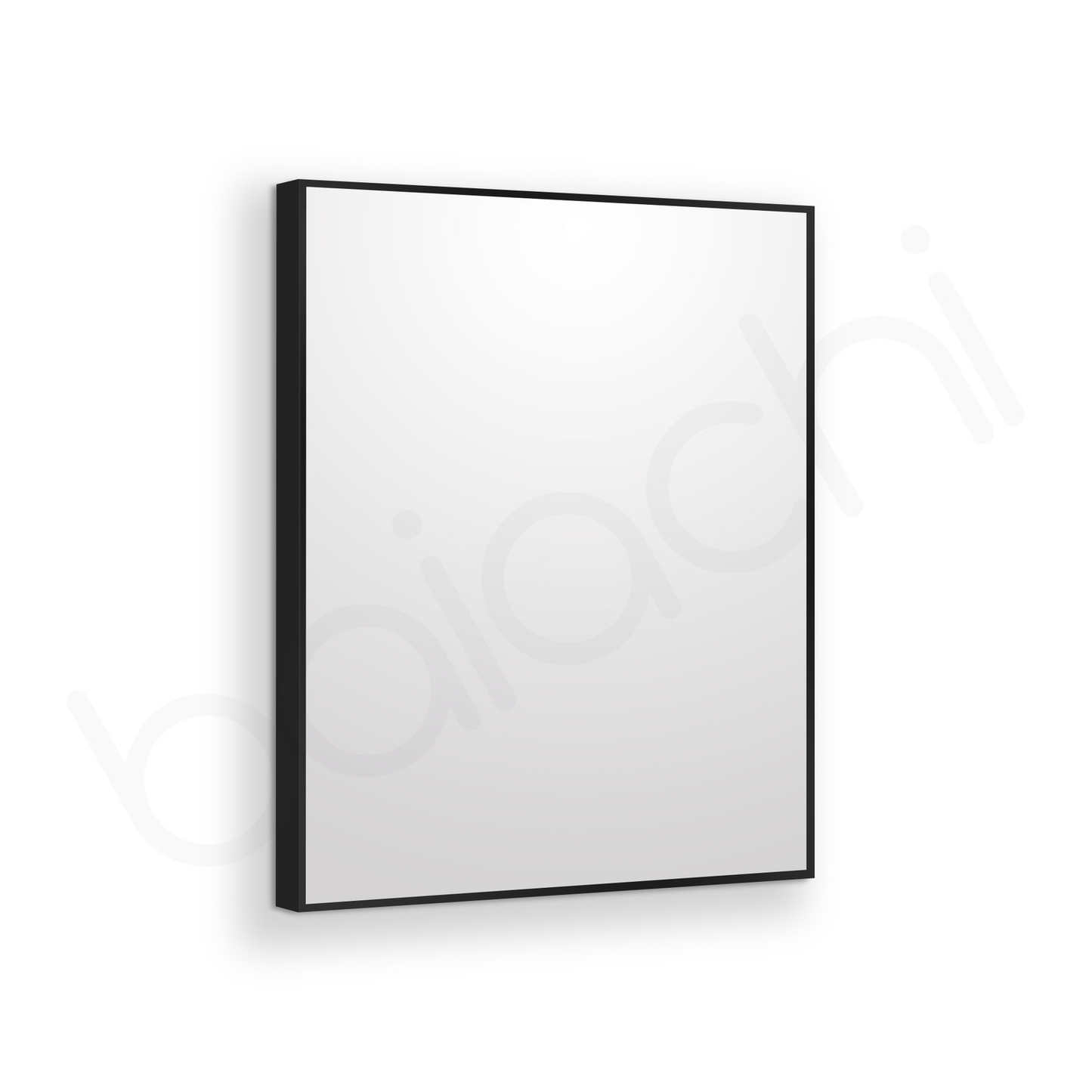 Baiachi Eden Square 600mmx750mm Frame Mirror Matte Black