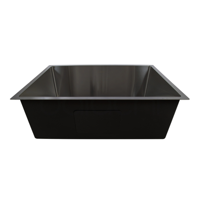 640X440mm Handmade Laundry Kitchen Sink Top/Under Mount Gun Metal