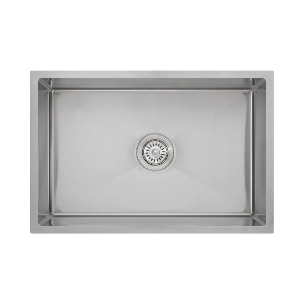 640X440mm Handmade Laundry Kitchen Sink Top/Under Mount Stainless Steel
