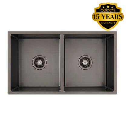 Baiachi 760X440mm Handmade Laundry Kitchen Sink Top/Under Mount Antique Brass