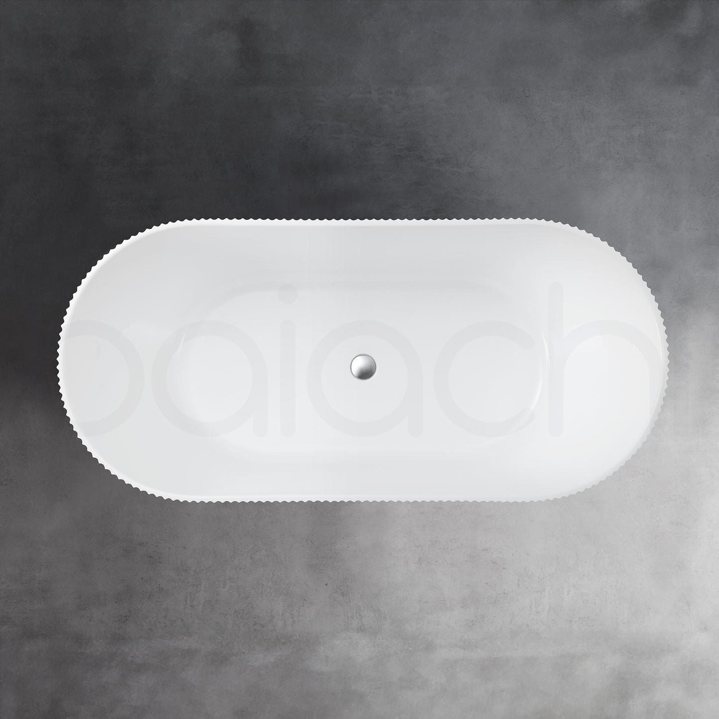 Baiachi Florence 1500 Fluted Oval Freestanding Bath MK2