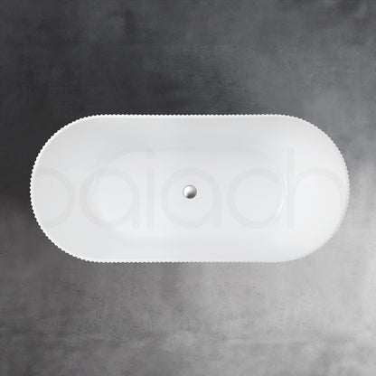Baiachi Florence 1500 Fluted Oval Freestanding Bath MK2