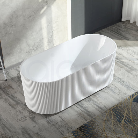 Baiachi Florence 1500 Fluted Oval Freestanding Bath MK2