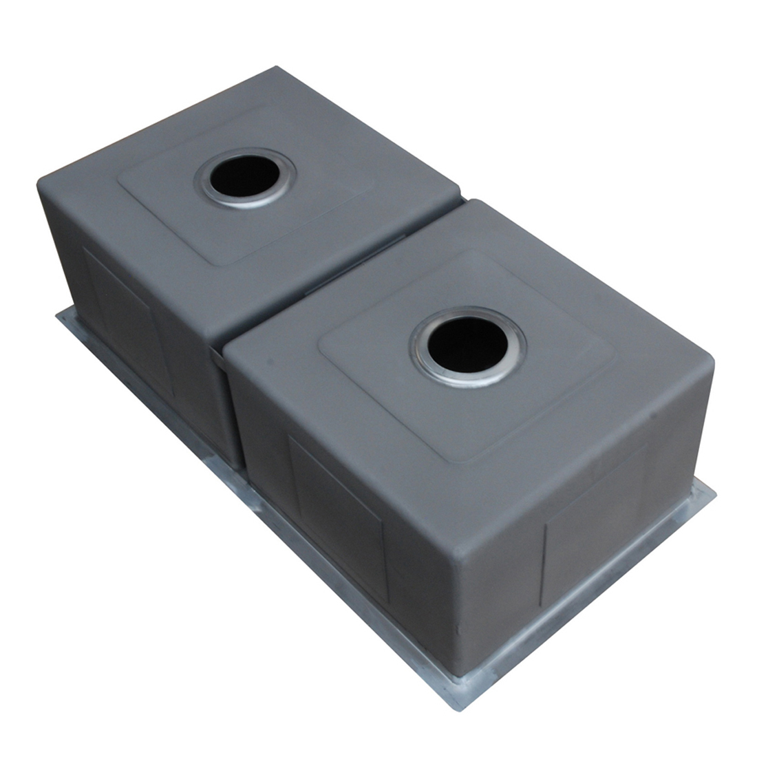 860X440mm Handmade Laundry Kitchen Sink Top/Under Mount Stainless Steel