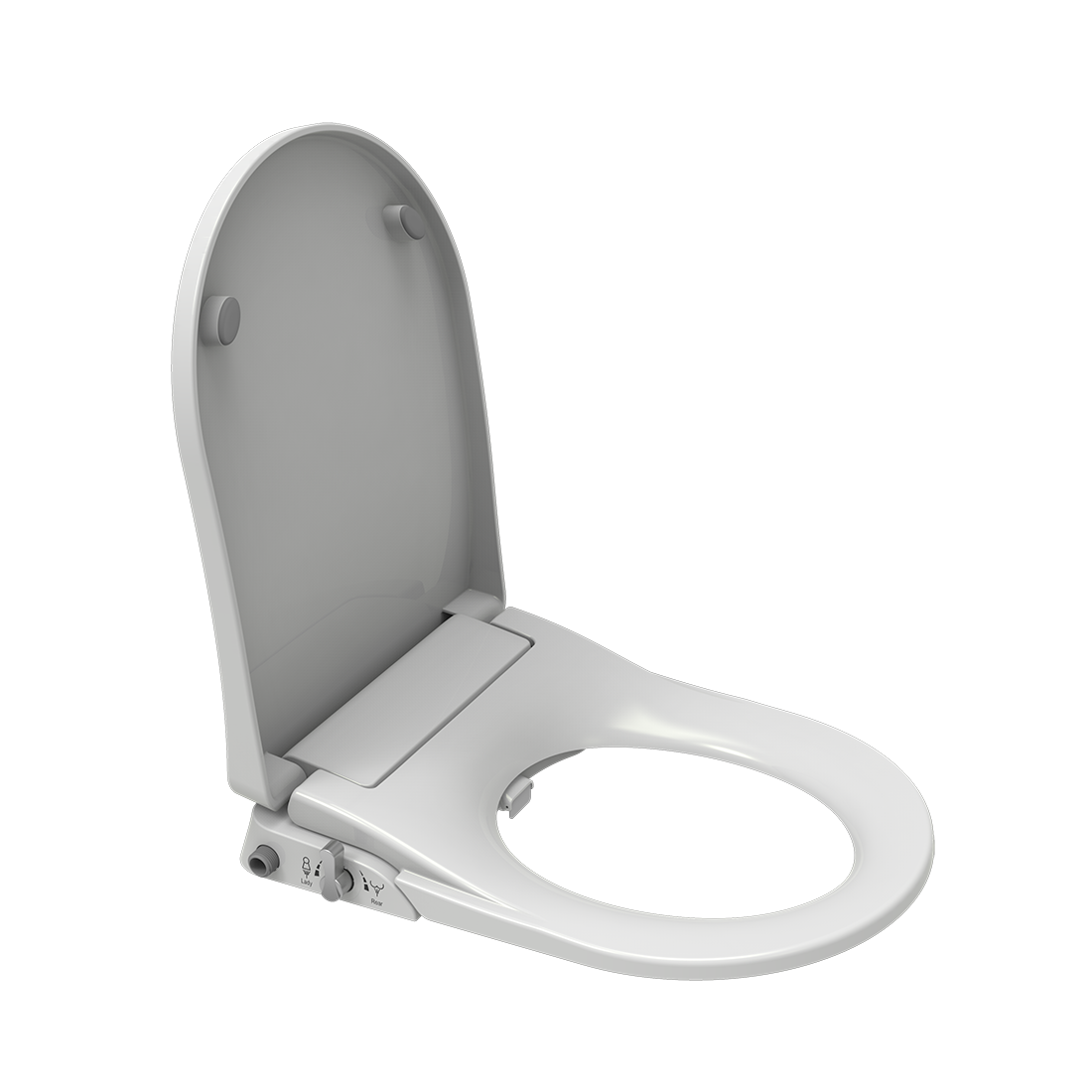 Non-Electric Bidet Toilet Seat Left Entry