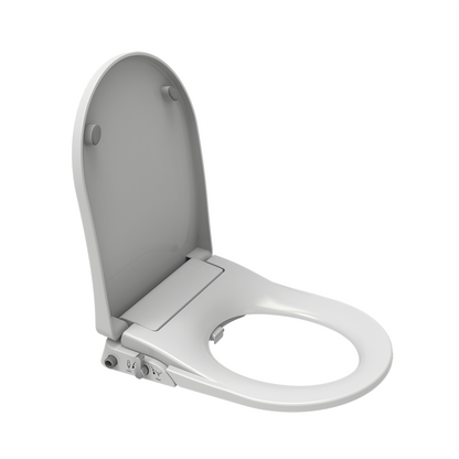 Non-Electric Bidet Toilet Seat Left Entry