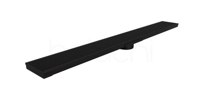 901-1200mm Linear Heelguard Adjustable Floor Waste Matte Black