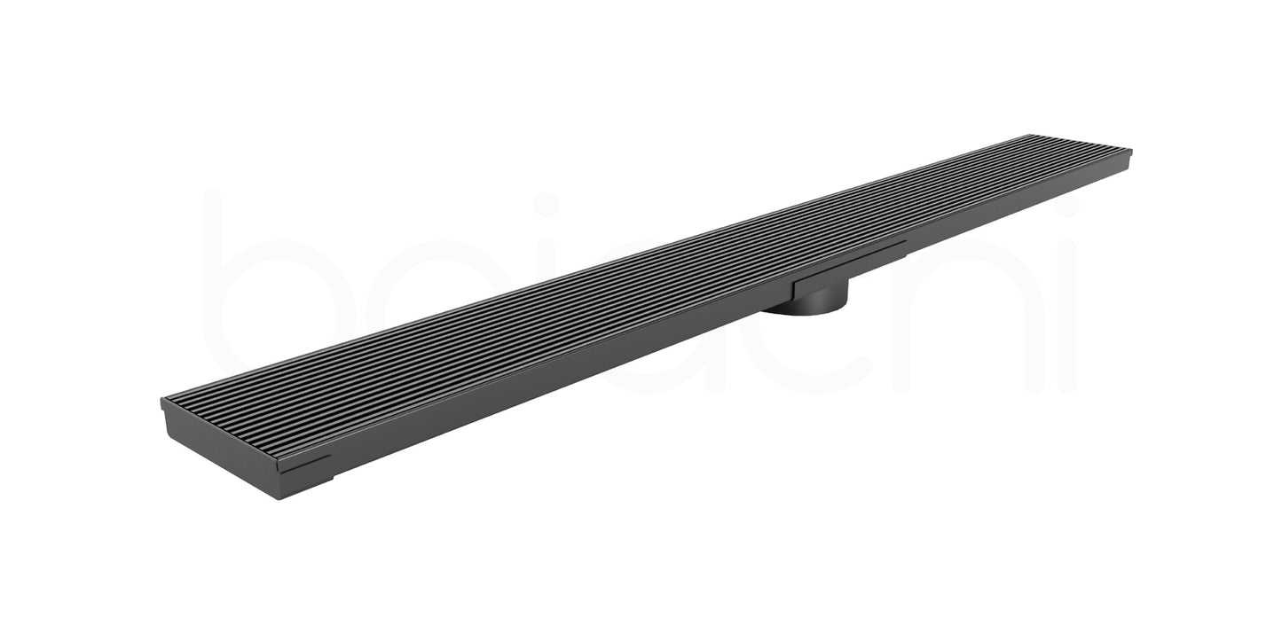 150-600mm Linear Heelguard Adjustable Floor Waste Gun Metal