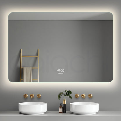Baiachi LED Square 1200x800mm Backlit Anti-Fog Mirror