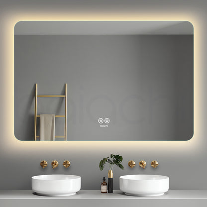Baiachi LED Square 1200x800mm Backlit Anti-Fog Mirror