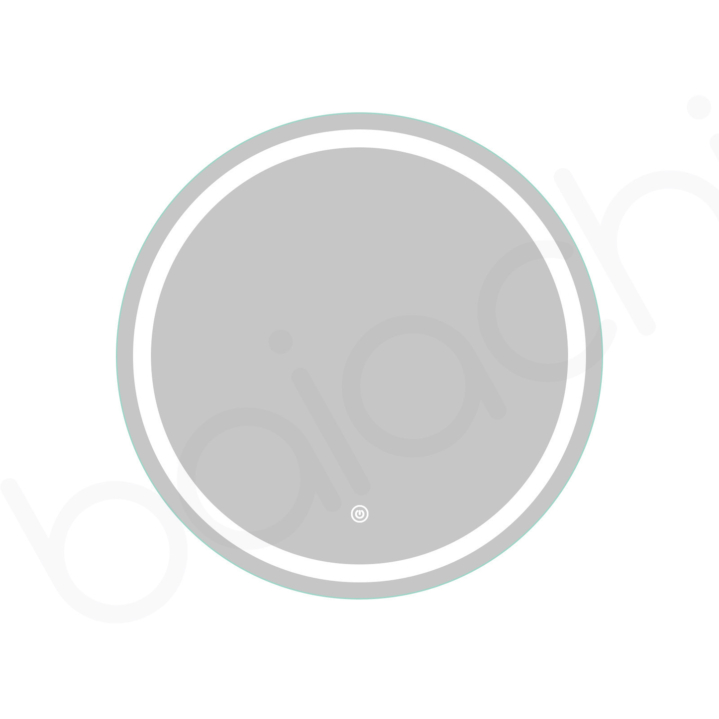 Baiachi Otus LED Round 600mm Frameless Mirror