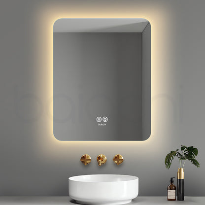 Baiachi LED Square 600x750mm Backlit Anti-Fog Mirror