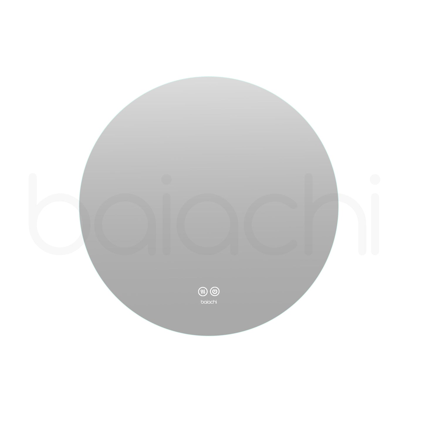 Baiachi LED Round 750mm Backlit Anti-Fog Mirror