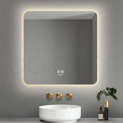 Baiachi LED Square 750x750mm Backlit Anti-Fog Mirror