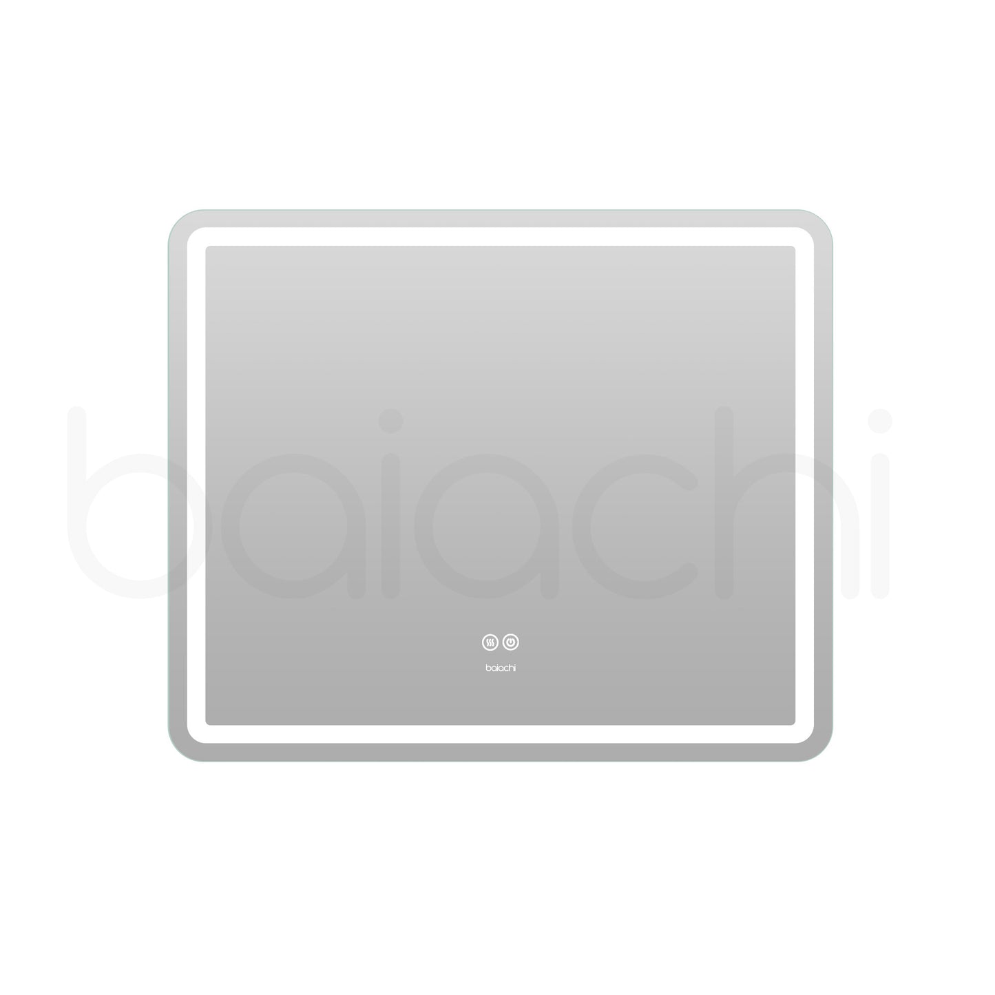 Baiachi 900x750 LED Rectangle Frameless Mirror